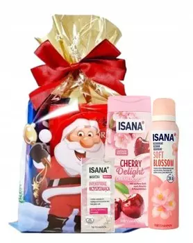 Подарочный набор Isana Viral для подростков: гель, дезодорант, маска