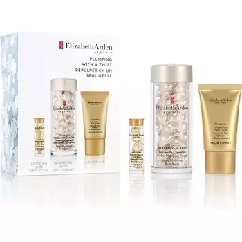 Подарочный набор из 3 предметов для ухода за кожей Plumping With A Twist с керамидами, Elizabeth Arden