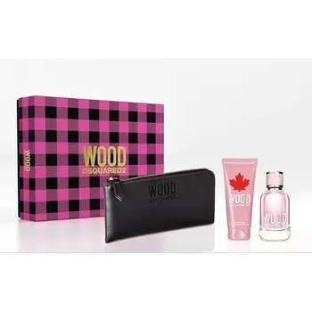 Подарочный набор из трех предметов для женщин Wood Pour Femme от Dsquared2