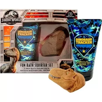 Подарочный набор Jurassic World Bath Wash and Water Shooter 150 мл