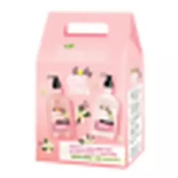 Подарочный набор «Коктейль для тела» Бальзам для тела с ревенем и ванилью + гель для душа 400 мл, Bielenda