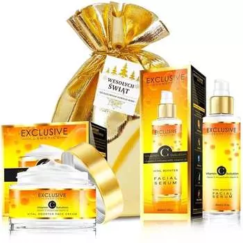 Подарочный набор косметики для женщин Сыворотка + крем Эксклюзивная косметика, Exclusive Cosmetics
