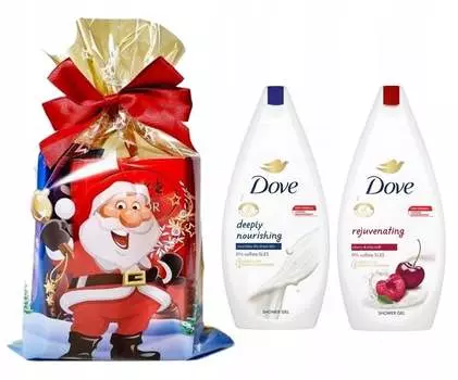 Подарочный набор косметики DOVE для нее Женский гель для душа 2 шт