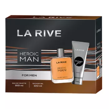 Подарочный набор La Rive HEROIC EDT 100 мл и гель для душа 100 мл - новые и оригинальные
