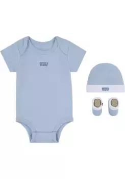Подарочный набор Levi's Kids для новорожденных "LHN BATWING3PC SET", для малышей, цвет Niagramist