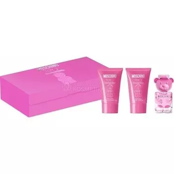 Подарочный набор Moschino Toy 2 Bubble Gum 5 мл EDT 25 мл лосьон для тела 25 мл гель для душа
