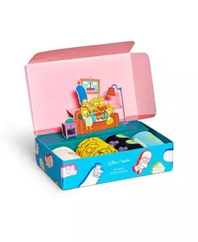 Подарочный набор мужских носков Clouds in the Sky, 4 шт. Happy Socks, мультиколор