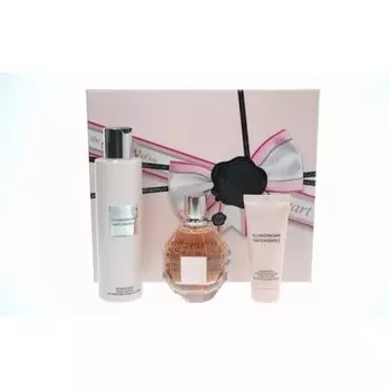 Подарочный набор парфюма Flowerbomb 3,4 унции Edp, лосьон для тела 6,7 унции, Viktor & Rolf