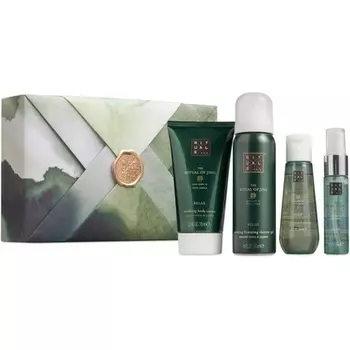 Подарочный набор RITUALS The Ritual of Jing S — 4 продукта для дома и ухода за кожей, обогащенные цветком лотоса и мармеладом — Подарочная коробка для ванны