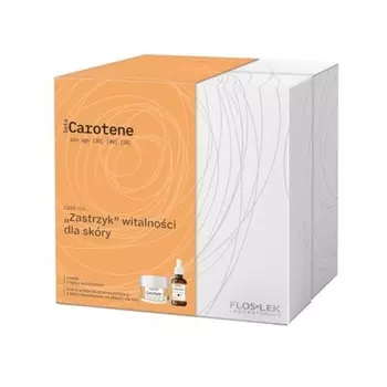 Подарочный набор с бета-каротином, масло 30 мл и дневной/ночной крем 50 мл, Floslek