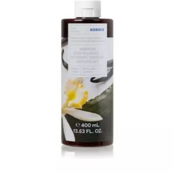 Подарочный набор с гелем для душа и маслом для тела «Цветок средиземноморской ванили» — 400 мл геля для душа и 235 мл масла для тела Korres