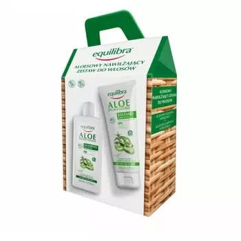 Подарочный набор шампуня и кондиционера для ухода за волосами Алоэ, Equilibra