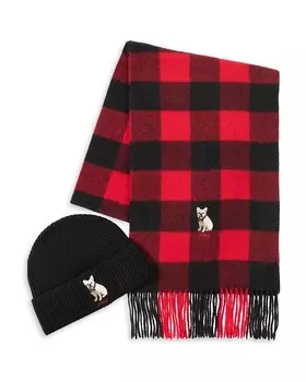 Подарочный набор шапки и шарфа Polo Ralph Lauren Husky Dog, мультиколор