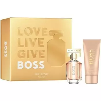Подарочный набор The Scent For Her парфюмированная вода 50 мл + лосьон для тела 100 мл, Hugo Boss