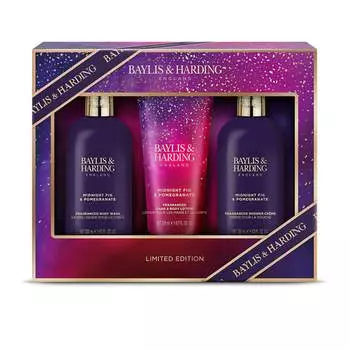 Подарочный набор уходовой косметики, 3 шт. Baylis & Harding, Midnight Fig & Pomegranate, Baylis&Harding