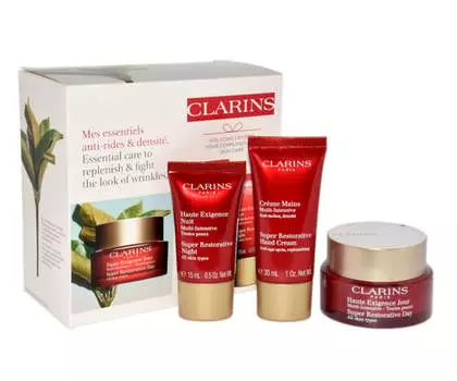 Подарочный набор уходовой косметики, 3 шт. Clarins