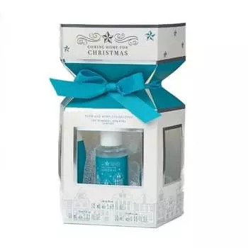 Подарочный набор уходовой косметики Mini Pamper Blue, 4 шт. The Somerset Cosmetics Co, Coming Home For Christmas, The Somerset Toiletry Co