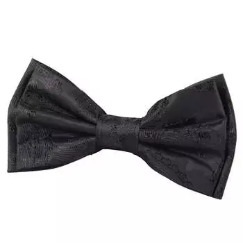 Подарочный набор запонок в виде галстука-бабочки Paul Andrew, черный