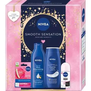 Подарочный набор женской косметики Nivea Smooth Sensation