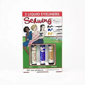 Подарочный набор жидкой подводки для глаз theBalm Cosmetics SCHWING TRIO