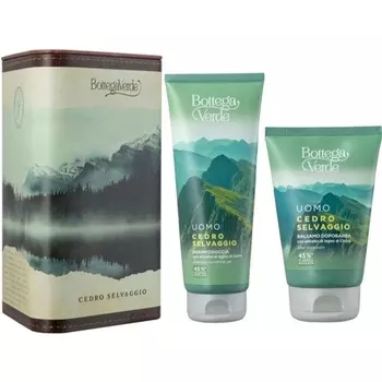 Подарочный рождественский набор Wild Cedar (для тела и лица) для мужчин Bottega Verde
