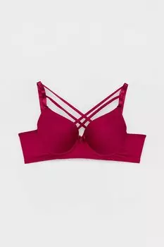 Поддерживаемый бюстгальтер Fullamoda, бургундия