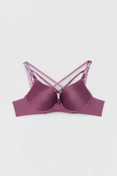 Поддерживаемый бюстгальтер Fullamoda, слива