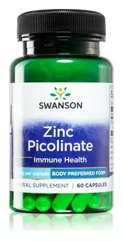 Поддерживающие функции организма Swanson Zinc Picolinate