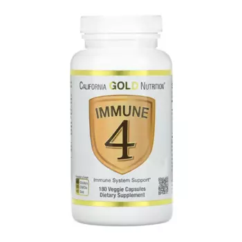Поддержка иммунной системы California Gold Nutrition Immune 4, 180 капсул
