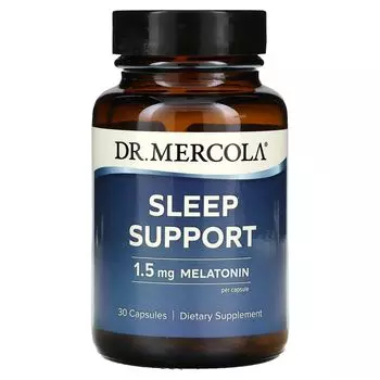 Поддержка сна, 1,5 мг, 30 капсул Dr. Mercola