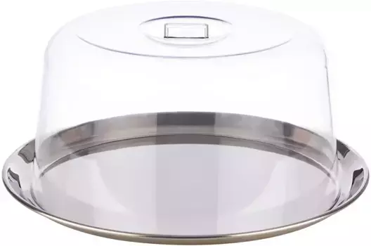 Поддон APS, поддон из нержавеющей стали и колпак, 27 см, цвет silberfarben