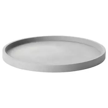 Поддон, светло-серое, 27 см, BOYSENBR IKEA