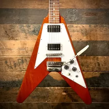 (Подержанный) Gibson Custom Shop 1967 Flying V Mahogany Natural