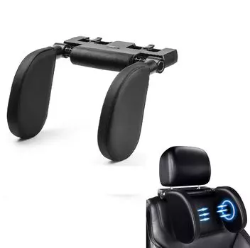 Подголовник автомобиля, мягкая пена с эффектом памяти, регулируемая поддержка шеи автомобиля Welikera