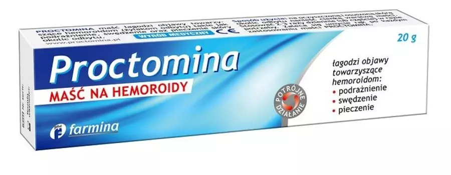 Подготовка к геморрою Proctomina Ma, 20 g