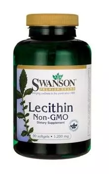 Подготовка к памяти и концентрации Swanson Lecytyna 1200 mg, 90 шт