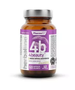 Подготовка волос, кожи и ногтей Pharmovit 4Beauty Wosy, Skra, Paznokcie, 60 шт