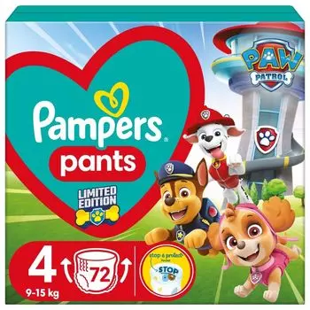 Подгузники для детей Pampers Pants Psi Patrol 4 , 72 шт