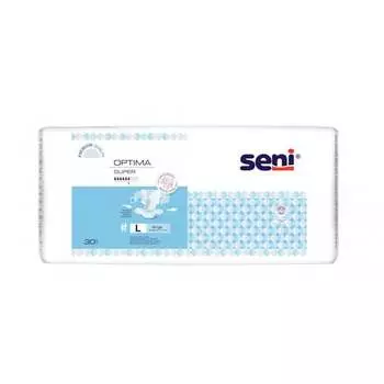 Подгузники Seni Optima Super L с регулируемым поясным ремнем 30 шт.
