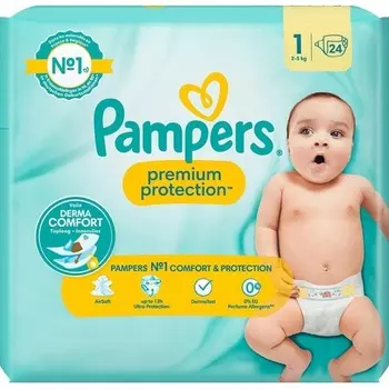 Подгузники T1 Pampers