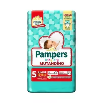 Подгузники-трусы Pampers Baby Dry Junior, маленькая упаковка, 14 шт Fater