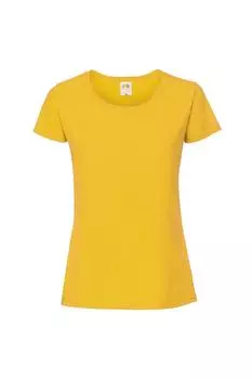 Подходит для футболки Ringspun Premium Fruit of the Loom, желтый