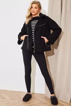 Подходит для пальто 2 в 1 и жилета In The Style, черный