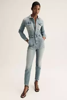 Подходит для успеха с длинным рукавом Good American, синий