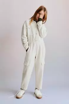 Подходящий вельховый комбинезон ZARA, легкий загар