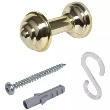 Подхваты для штор Liedeco, (1 шт.), держатель для шарфа 7 см, цвет messingfarben