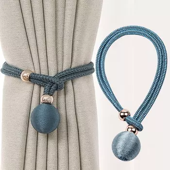 Подхваты для штор Регулируемые Beforeyayn, синий