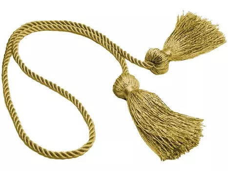 Подхваты для штор с двойной кисточкой DecoPro, золотой