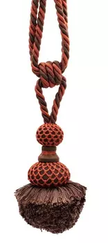 Подхваты для штор с кисточками DecoPro, 4 штуки