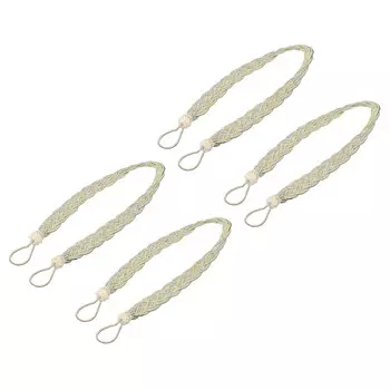 Подхваты для штор Uxcell, бежевый / серебристый